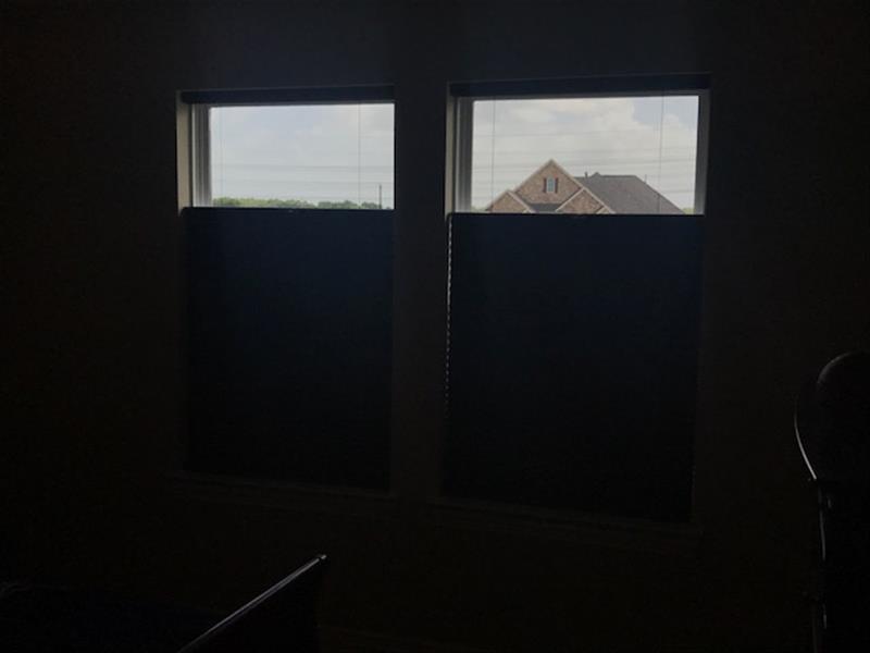 Norman Cellular Shades Installation in League City, TX