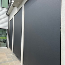 Exceptional Manual Exterior Roller Shades Houston, TX 1