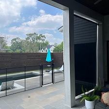 Exceptional Manual Exterior Roller Shades Houston, TX 2